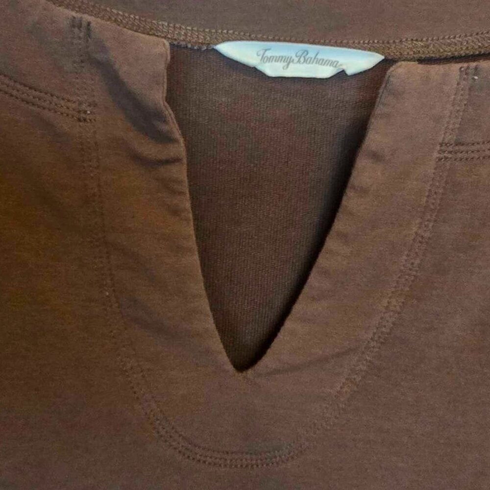 Tommy Bahama Brown T-Shirt Dress - Picture 3 of 6
